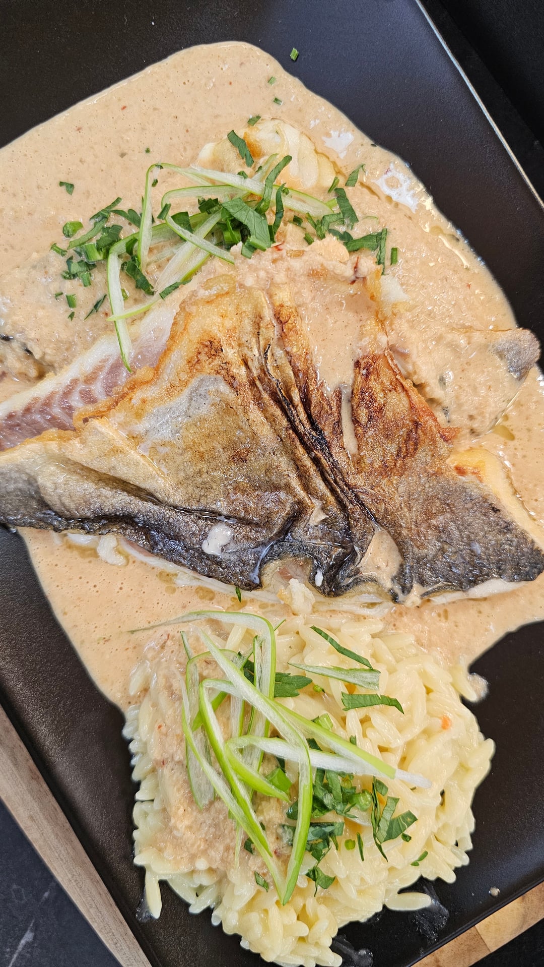 Φιλέτο τσιπούρας με γάλα καρύδας - Recipe image