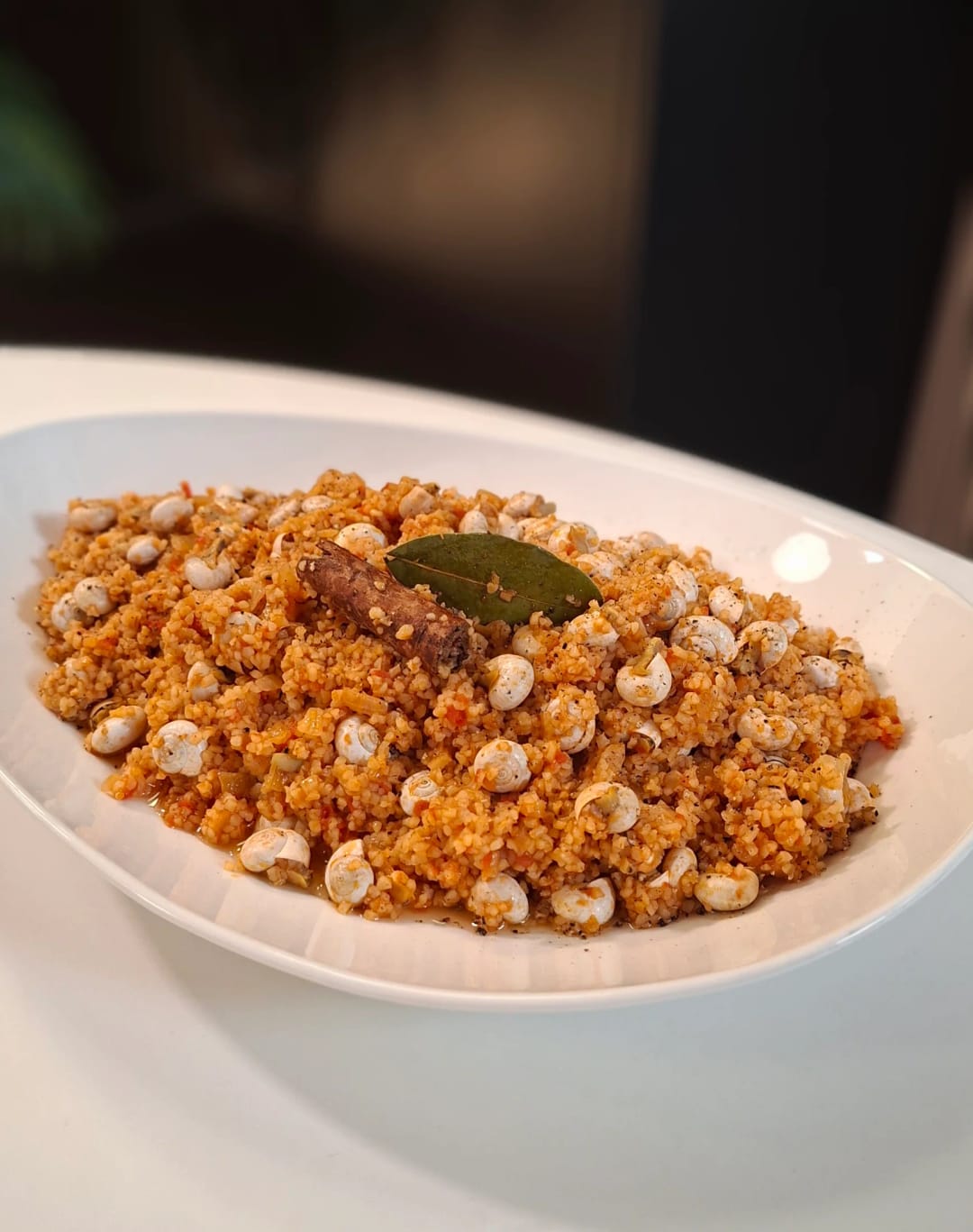 Snails with Bulgur - recipe