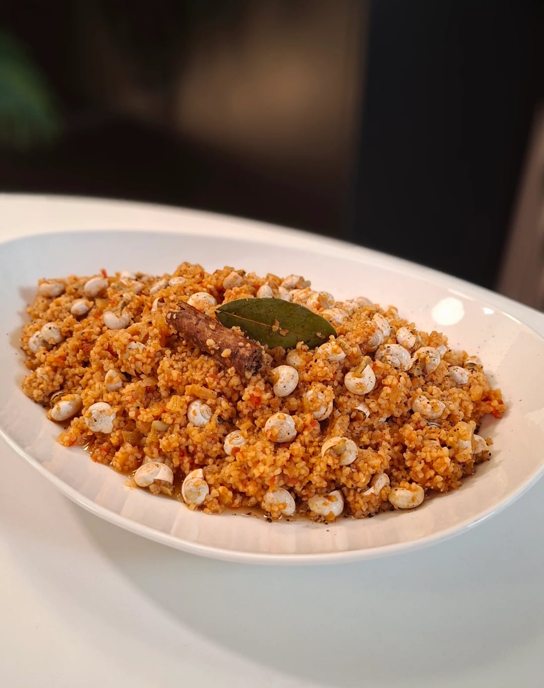 Snails with Bulgur - Recipe image