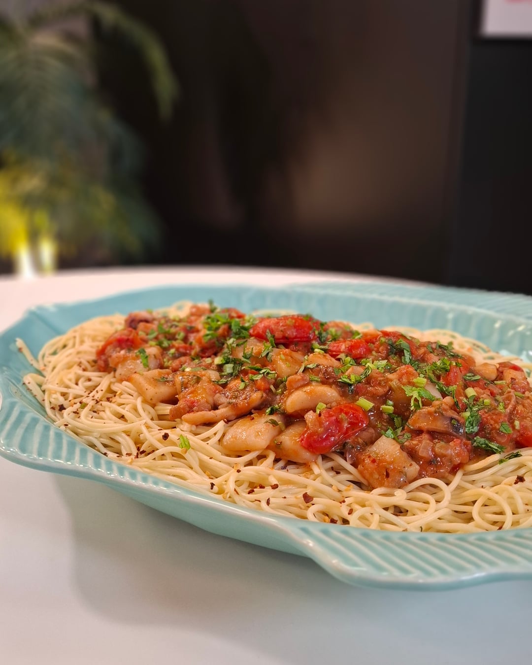 Spaghetti with Seafood - Recipe image