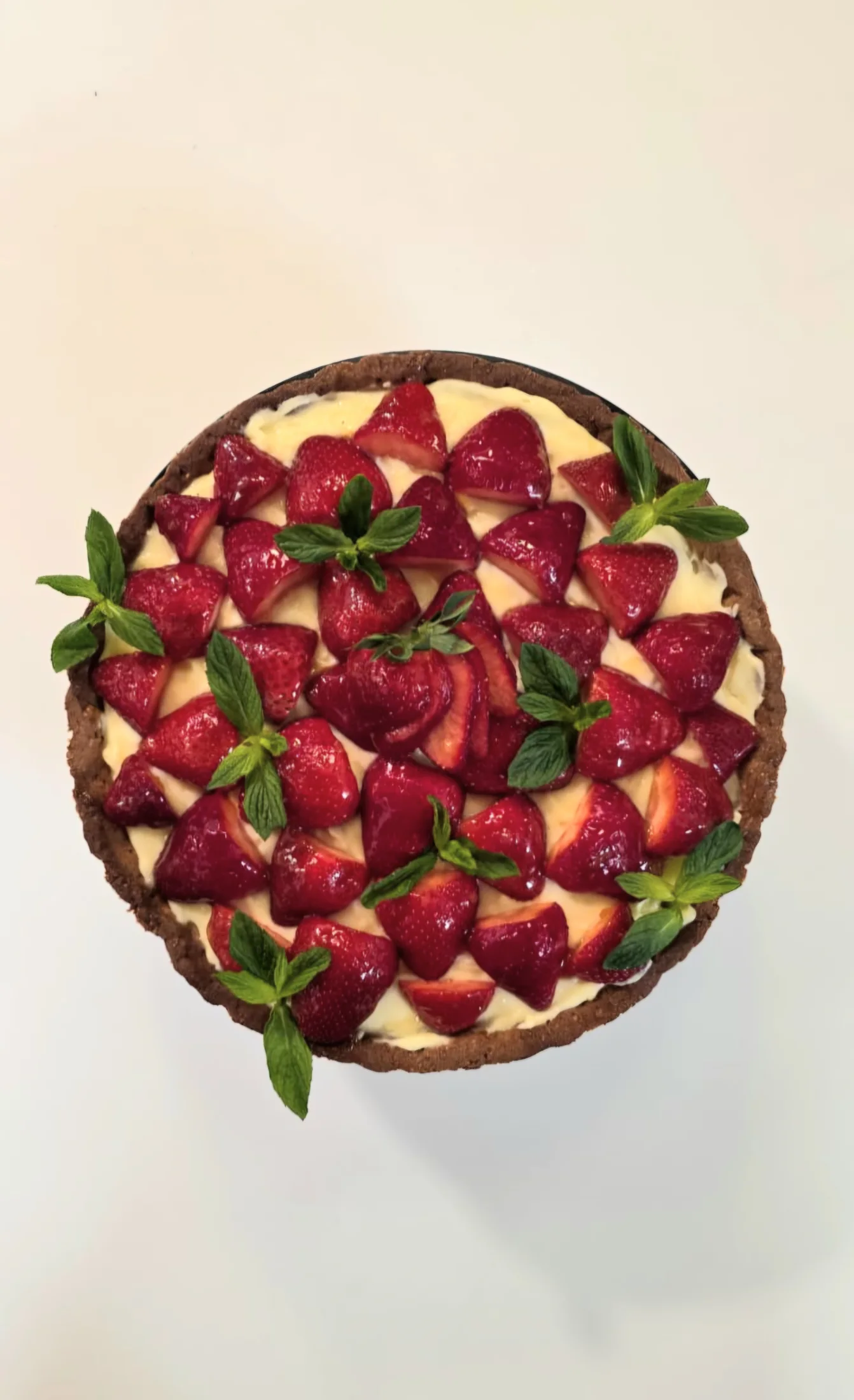 Strawberry Tart (Tarte aux fraises) - Recipe image