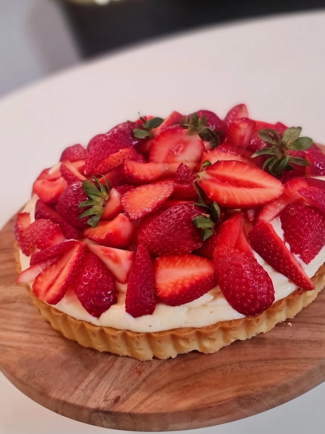 Τάρτα με φράουλες κρέμα χαλεπιανού - Recipe image