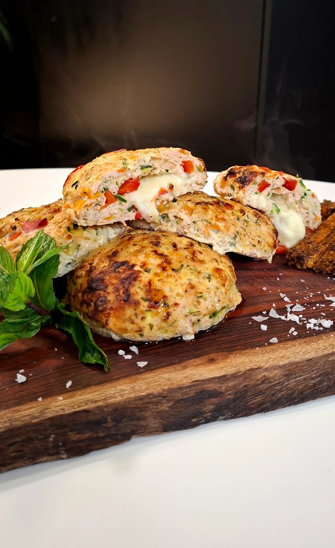 Stuffed Chicken Patties with Sweet Potatoes in the Oven - Video recipe thumbnail