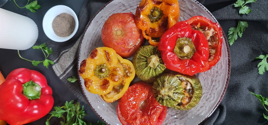 Γεμιστά με λαχανικά - Recipe image