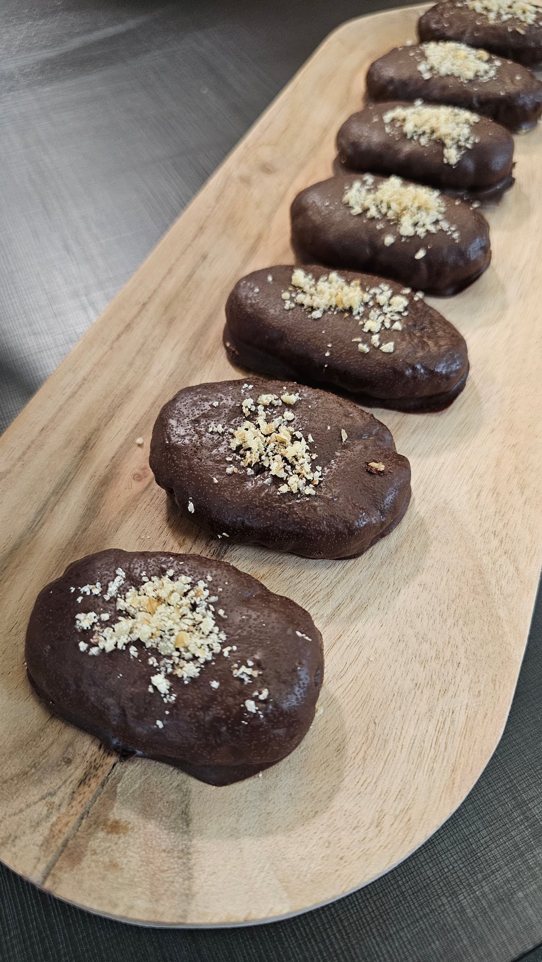Sugar-Free Melomakarona with Carob Syrup and Chocolate - Video recipe thumbnail