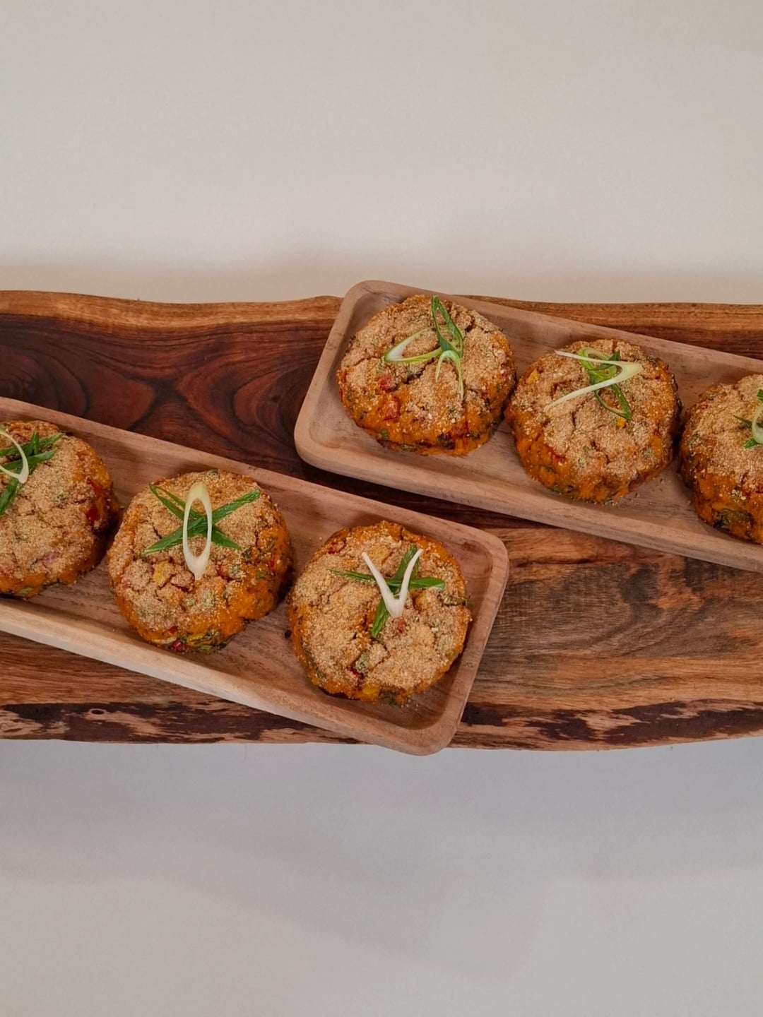 Μπιφτέκια με γλυκοπατάτα και τόνο Ortiz - Recipe image