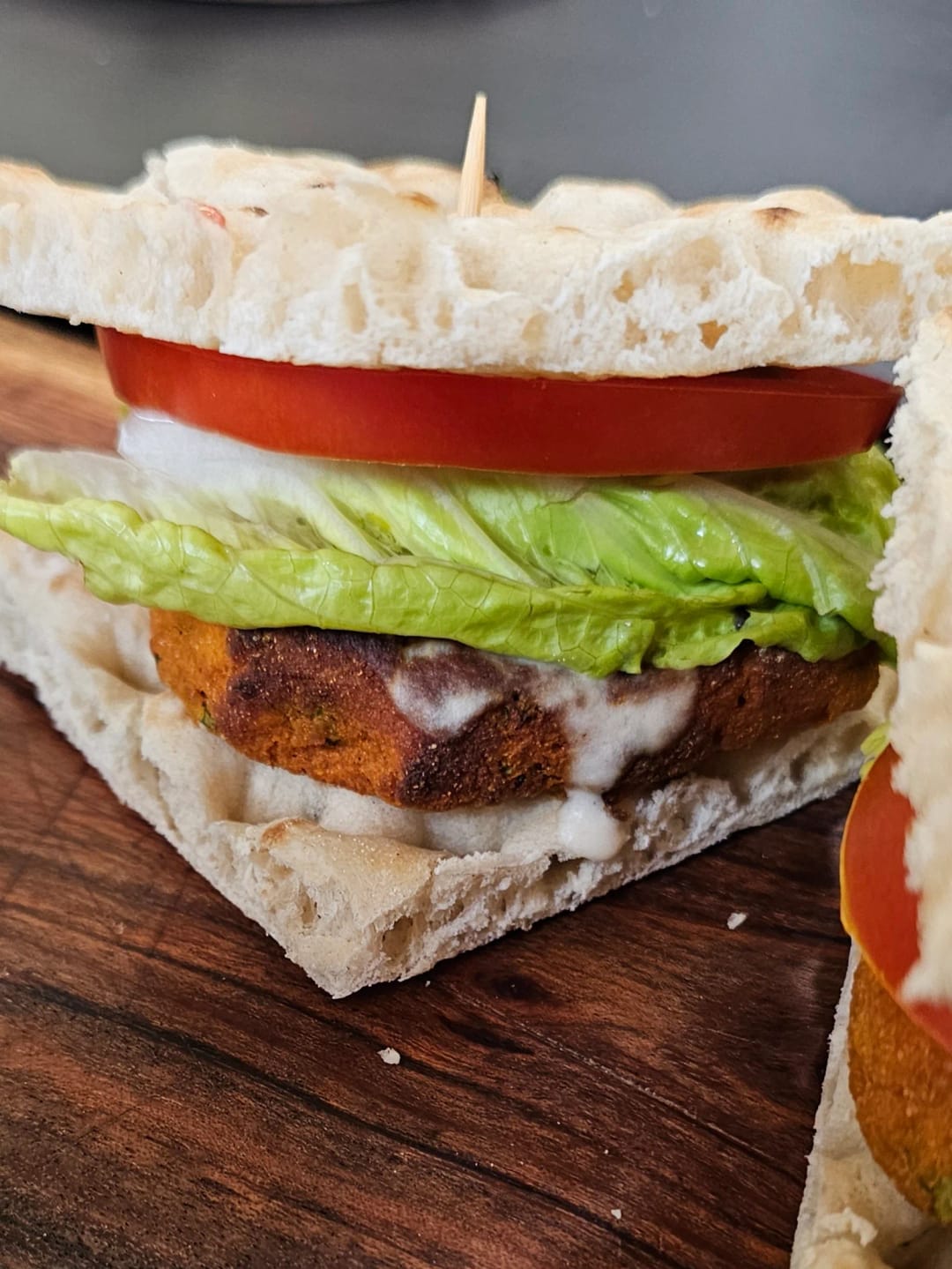 Sweet Potato and Quinoa Burgers with Tahini Sauce - recipe
