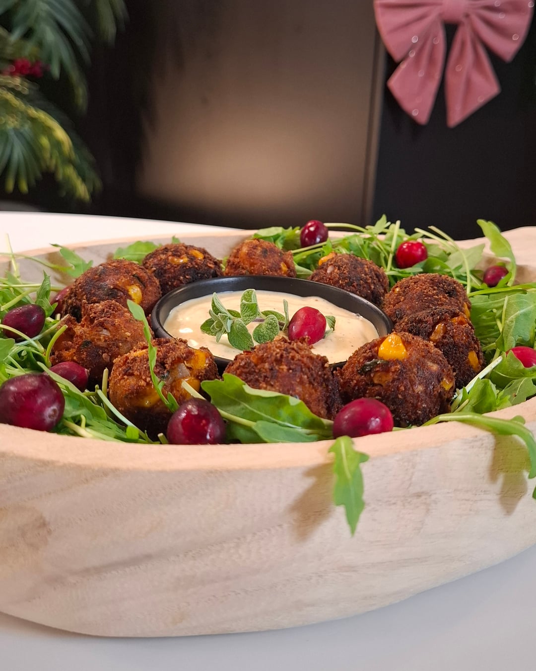 Spicy Smoked Tuna Sweet Potato Croquettes - Video recipe thumbnail