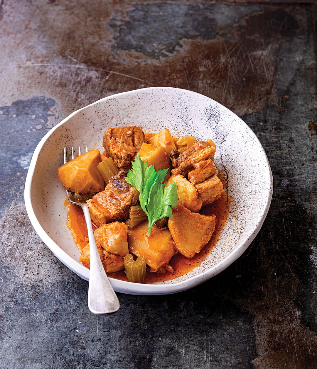 Colocasia Root Stew with Pork - Recipe image