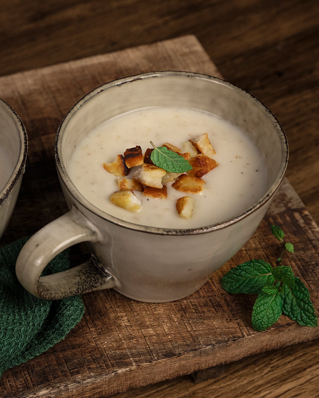 Trahanas Soup with Sour Cream - Recipe image