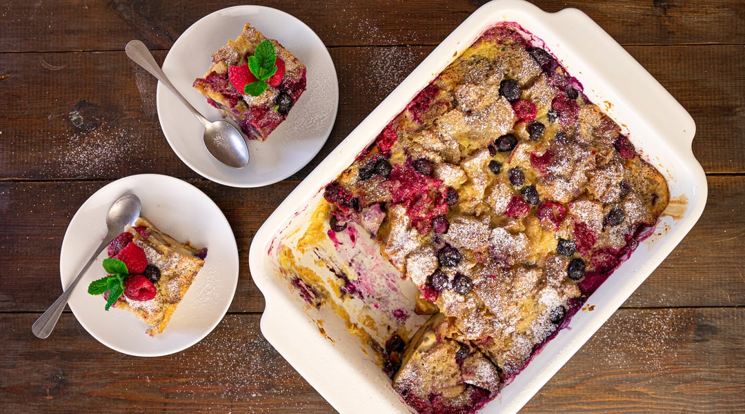 Πουτίγκα με τσουρέκι - Video recipe thumbnail