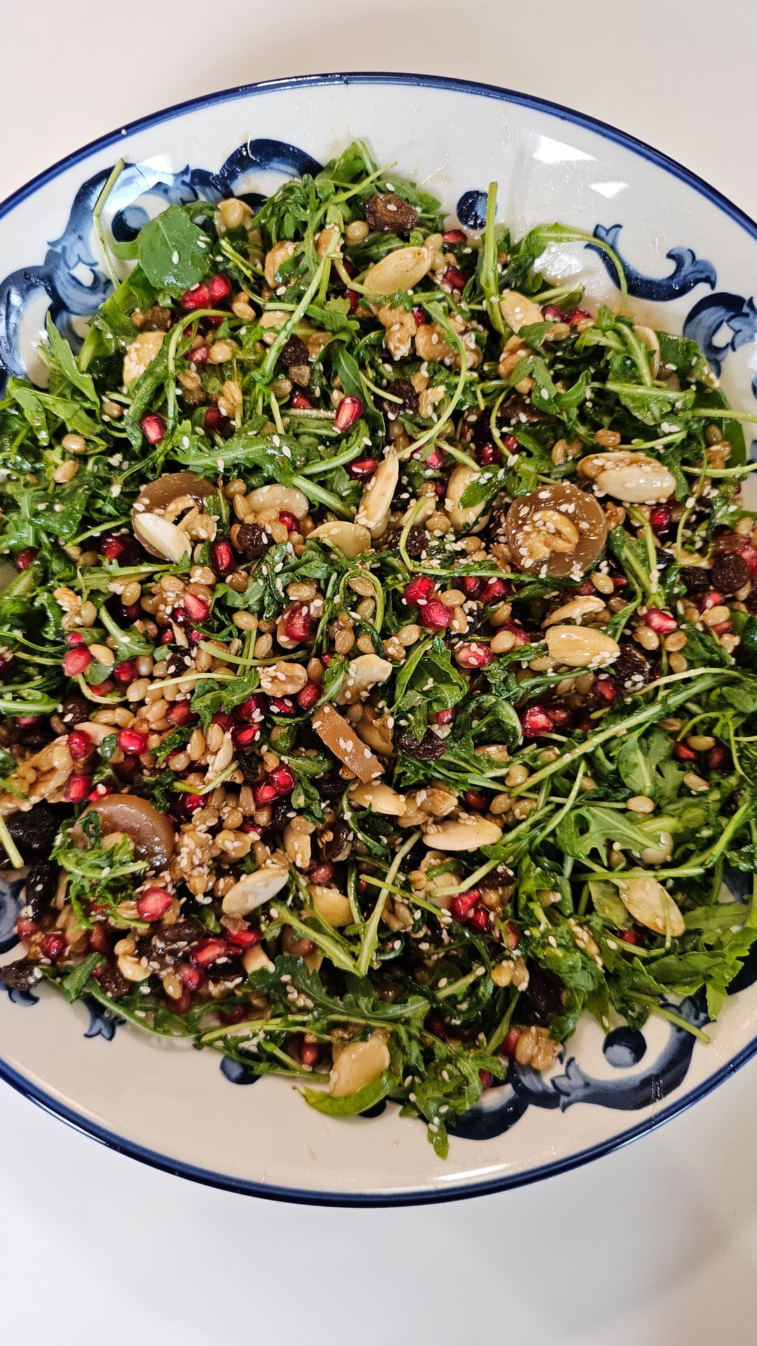 Wheat and Nuts Salad - Recipe image