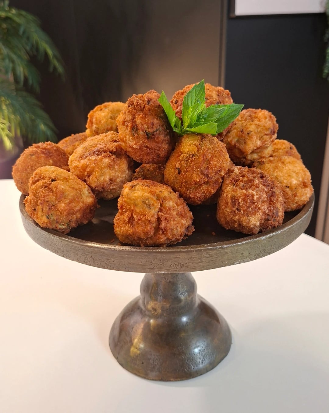 Zucchini Fritters with Cheeses and Herbs - Video recipe thumbnail
